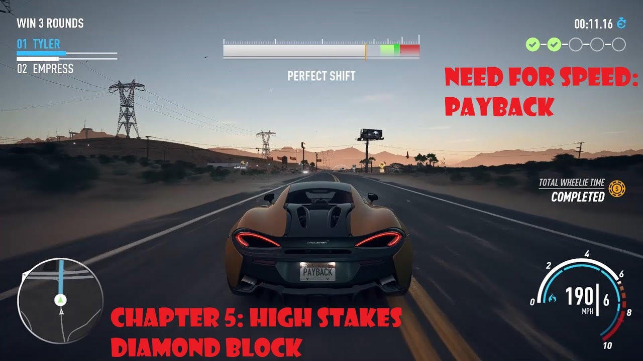 Need For Speed: Payback Chapter 5 - High stakes (Tyler: Diamond block event)