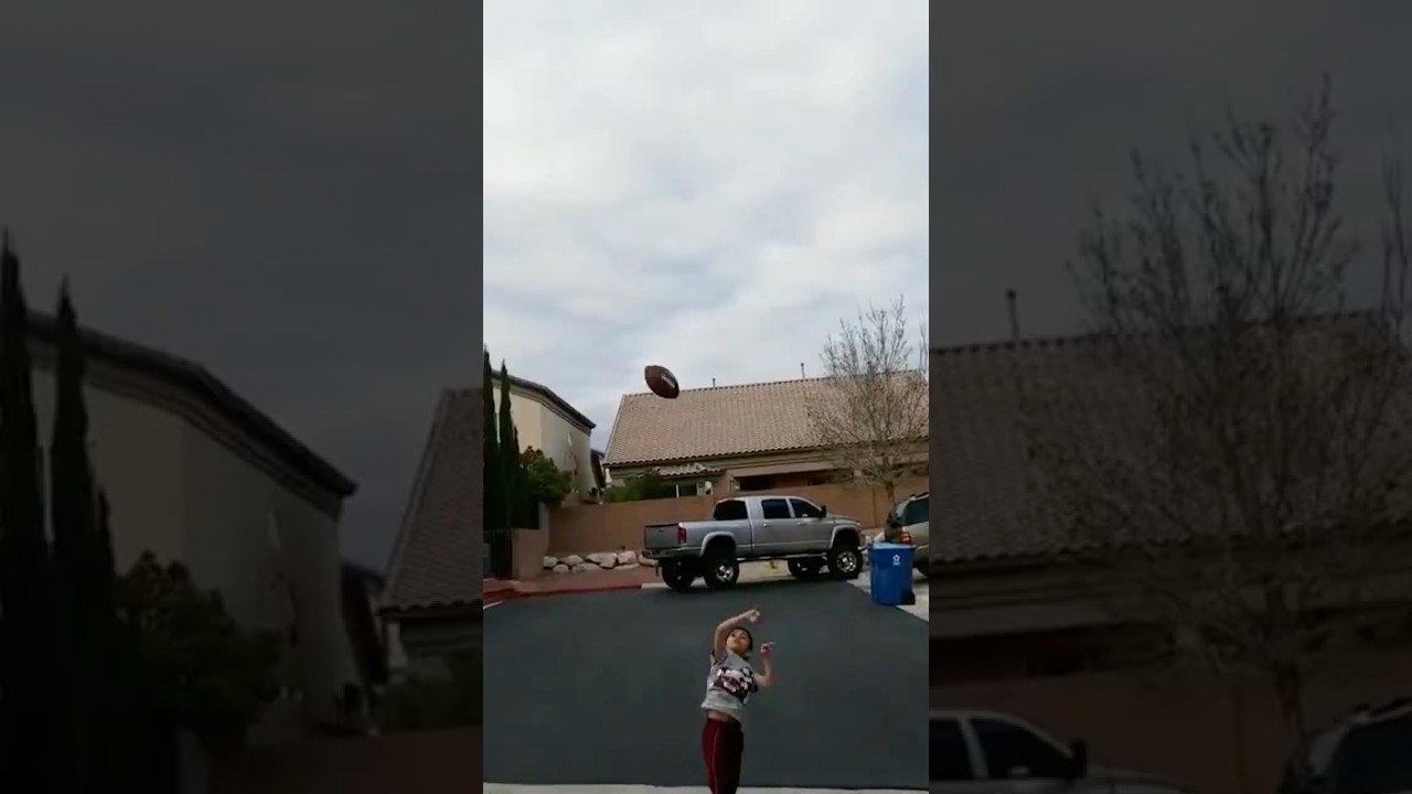 Dad Moment: Teaching My Kid a Perfect Spiral (POV Throwback | 4K) - Football