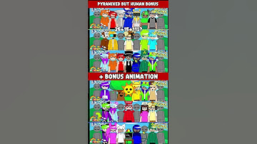 Sprunki PYRAMIXED BUT HUMAN BONUS ANIMATION #incredibox #sprunkimod #sprunkisong #roblox