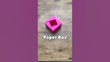 EASY ORIGAMI PAPER BOX TUTORIAL | HOW TO MAKE PAPER BOX ORIGAMI FOLDING STEP BY STEP