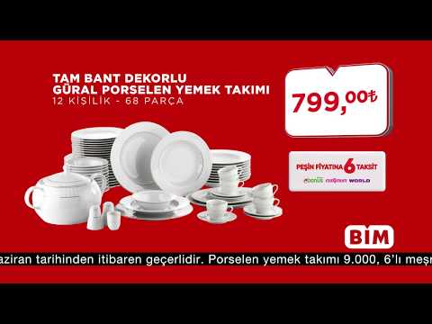 Güral porselen kare yemek takımları 2019 - 2020. 