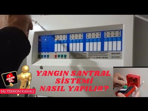 YANGIN SANTRAL SİSTEMİ MONTAJI NASIL YAPILIR? SİREN VE BUTON YANGIN DEDEKTÖRÜ