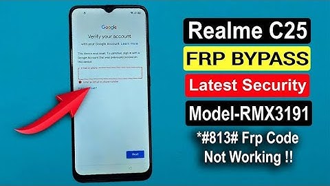 REALME C25Y FRP BYPASS WORKING SOLUTION FOUND!