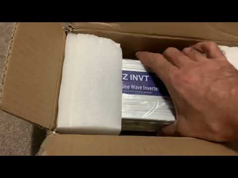 XYZ INVT Pure Sine Wave 1,400 watts Inverter from Amazon.  Pt 1 of 3. 