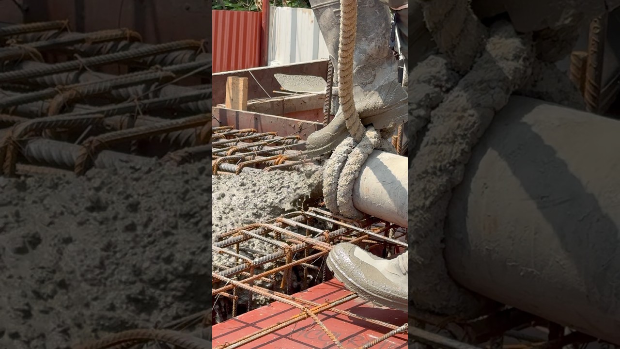 RMC casting work 🏗️🦺#civilions #construction #qualitywork # ...