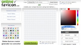 How to Create a Favicon - Online Ico Generator