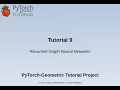Pytorch Geometric tutorial: Recurrent Graph Neural Networks