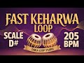 Taal Keharwa Loop for all Songs | 205 BPM | D# Kali 2 | Bhajans, Songs #rhythm #tablaloopstudio