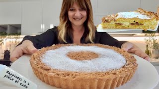 SOFT TART WITH ALMOND RICOTTA AND AMARETTI very easy MILK shortcrust pastry WITHOUT BUTTER