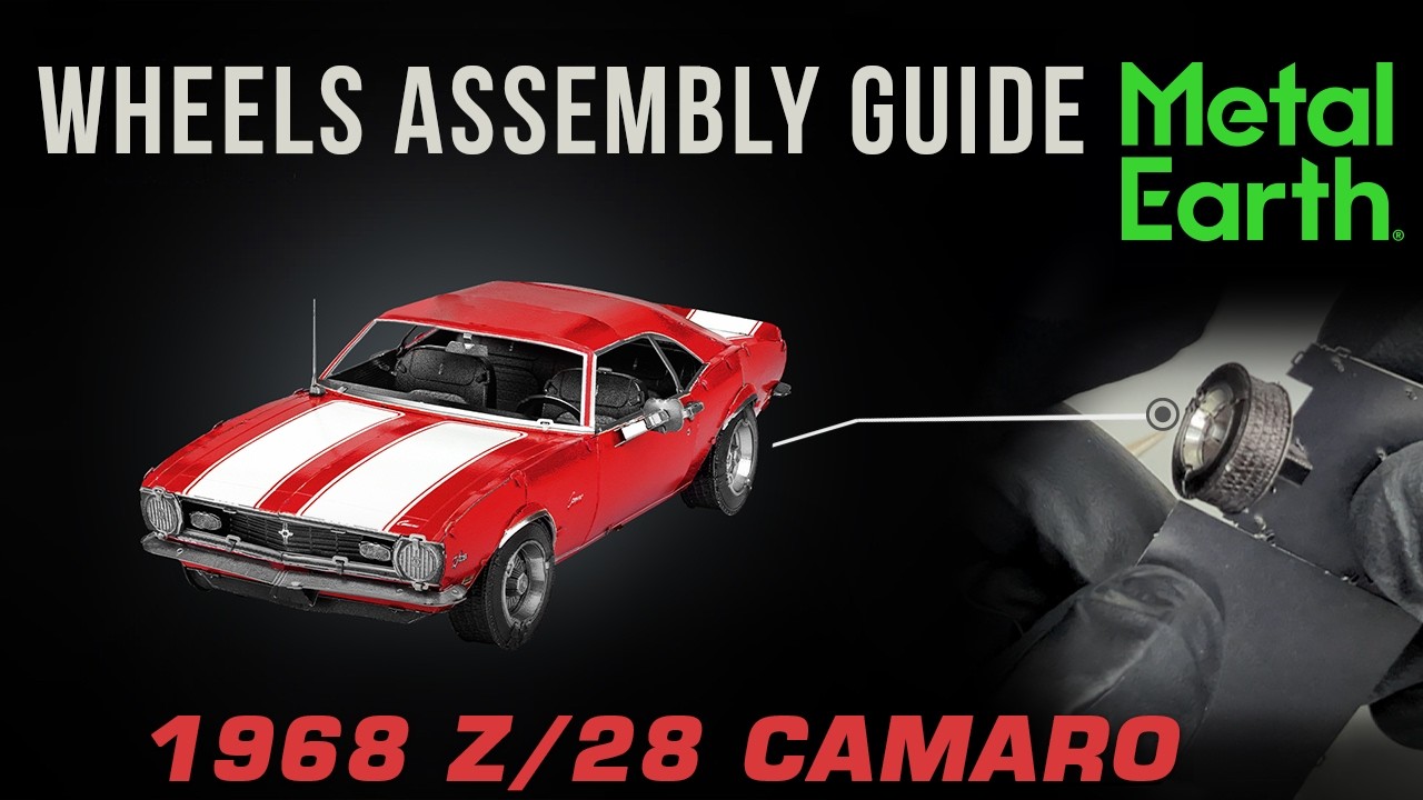 1968 Z/28 Camaro Metal Earth | 3D Metal Model Kits