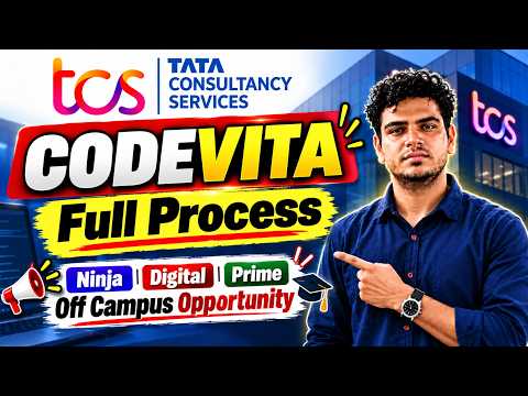 TCS CodeVita 2027 Full Process | TCS CodeVita Registration Started | TCS Off-Campus Hiring