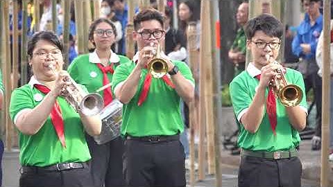 Đội Trống kèn Nhà thiếu nhi Quận 7 - Biểu diễn trống kèn - Lễ hội Thanh niên - Youth Fest 2023