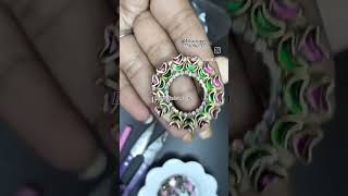 new Kundhan hair clip ✨⭐#newvideo #earrings#newdesign #sale #youtubeshorts #handmadejewellery #virel