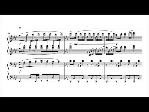 [ピアノ連弾] Battle at the Big Bridge(ビッグブリッヂの死闘) [FF5]