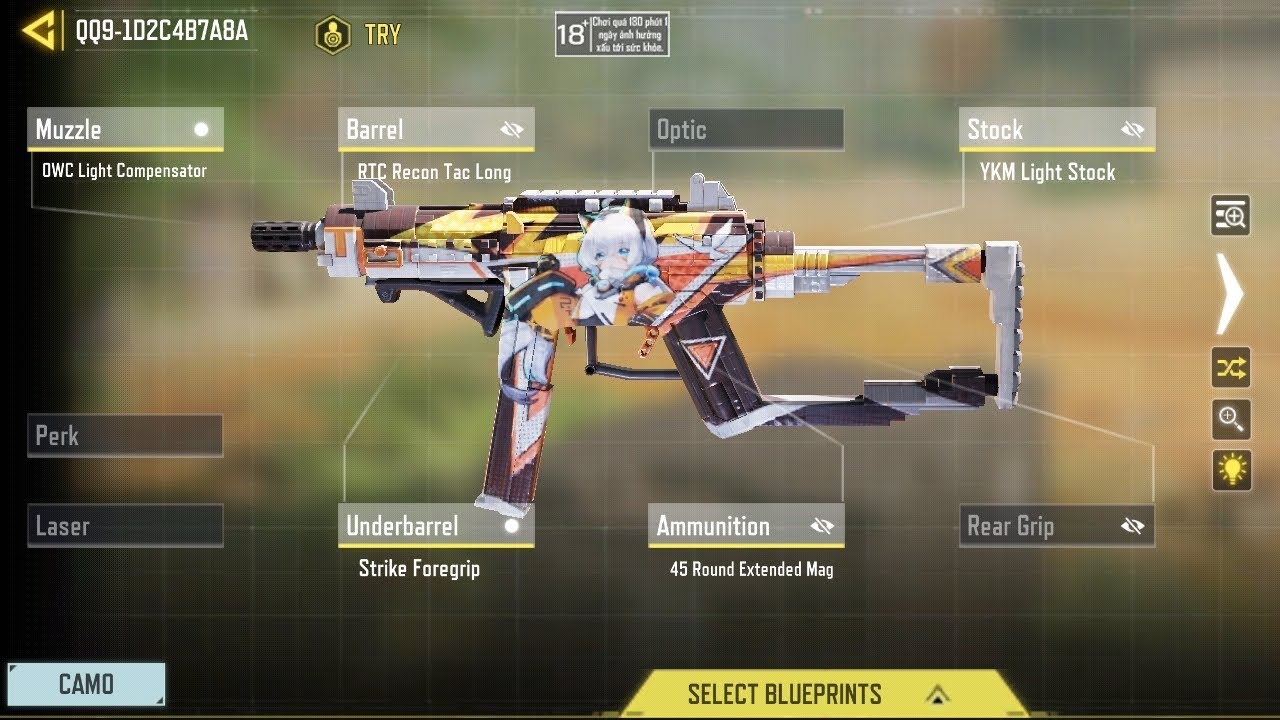 Mp5 Codm Codm: QQ9( MP5 ) Winged Neko ( Mèo có cánh ) ! Skin cute và build ok ...