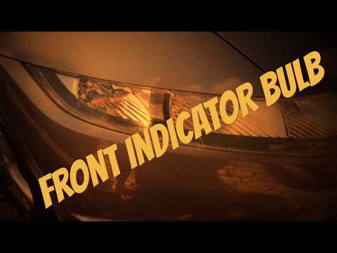 Uk Honda Civic 8th Gen Front Indicator bulb lamp change