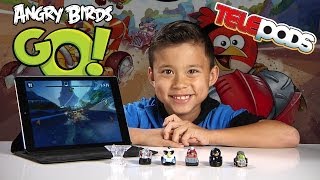 ANGRY BIRDS GO! Gameplay &  Exclusive Deluxe Kart Pack Telepods