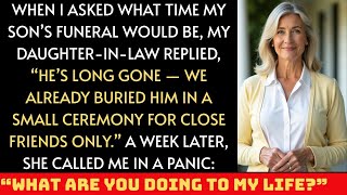 When I asked what time my son’s funeral would be, my daughter-in-law replied, “He’s long gone...