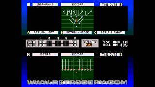 NFL Sports Talk Football '93 - Starring Joe Montana (Sega Genesis / Mega Drive) Intro