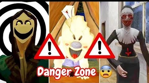 Smiling X Corp 2 Vs Ice Scream 3 Vs Evil Nun Danger 😱😨