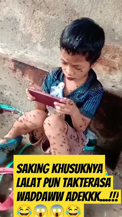 Anak Kecanduan Game Sampe Tak Terasa dikerubuni Lalat 😱😱😱