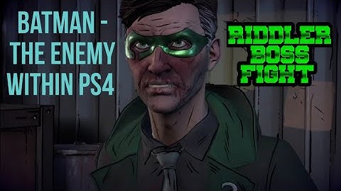 Batman: The Enemy Within: [PS4] Episode 1 Part 3 [Riddler Boss Fight  and Ending] - The Enigma