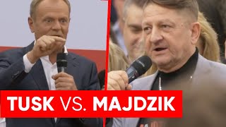 Sala buczała po "pytaniu" do Tuska. Majdzik: Zdradziliście Polskę!