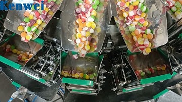 Multihead weighing weigher machine for candy