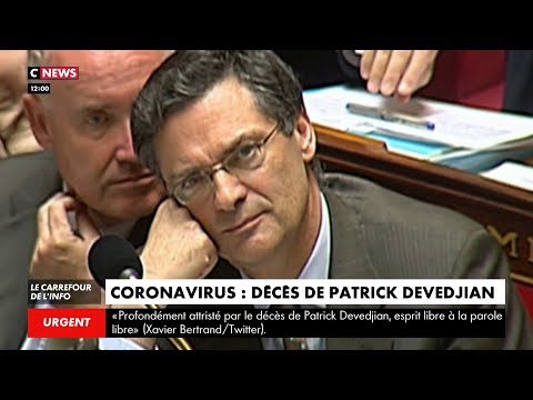 Coronavirus: l'ancien ministre Patrick Devedjian est décédé des suites du Covid-19 Coronavirus: l'ancien ministre Patrick Devedjian est décédé des suites du Covid-19