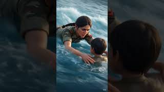 Real Hero Indian Army Woman Saved a Child 😭🇮🇳#shorts#trending #india #army #save
