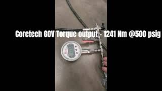 Coretech GOV HP-GDO-03Y Torque Test Profile