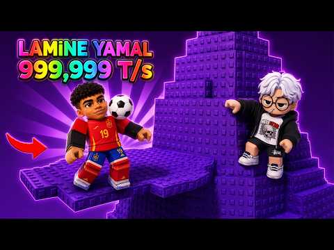 HABISIN 10K Robux⁉️DEMI Dapet Lamine Yamal🗿⚽ | Jump To Steal Soccer Players Roblox