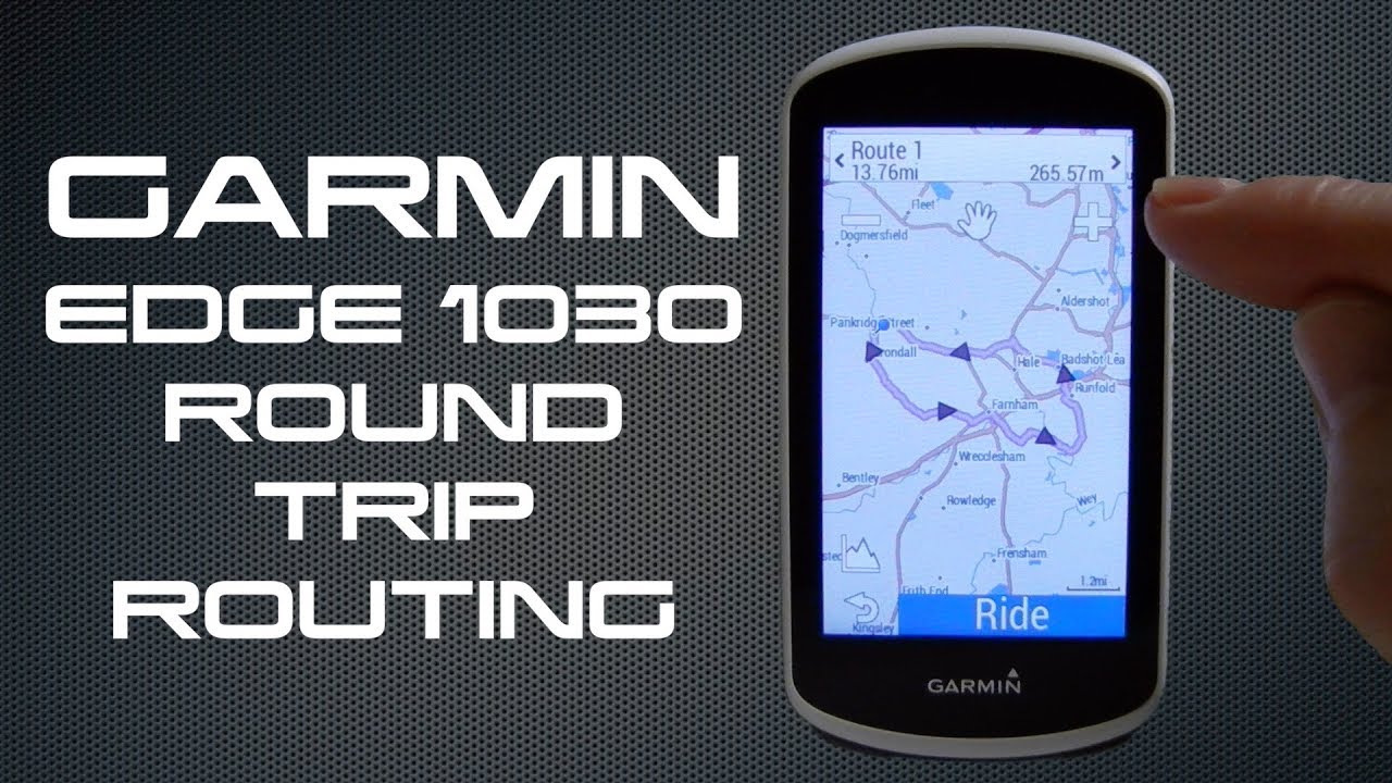 garmin round trip routing