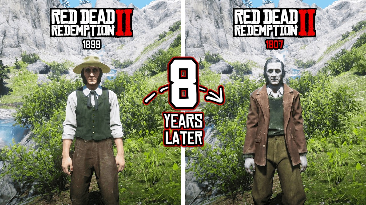 Character CHANGES in Red Dead Redemption 2 (1899 Vs 1907) - YouTube