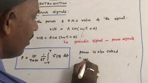 Signals & Systems - Power and R.M.S value of Periodic signals - working examples 1