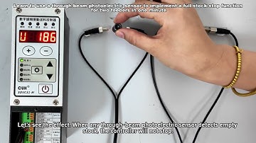 Dual Feeder Overflow Prevention SDVC31 Photoelectric Sensor Setup in 5 Mins! CUH Tutorial