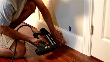 How to Reinstall Old Baseboard Trim after Wood Floor Installed Video