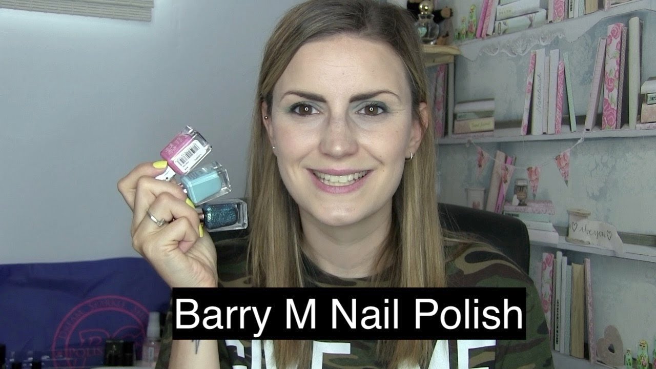 Trying Barry M Nail Polish For The First Time In 10 Years! YouTube