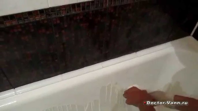 Реставрация ванны жидким акрилом в Харькове