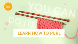 Beginner's guide to purling | How to purl
