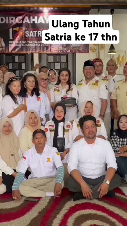 Ulang Tahun Satria Gerindra #fyp#gerindra#satria#reels #viralvideo