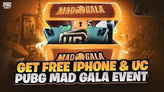 GET FREE UC AND IPHONE 13 ON MAD GALA PUBG MOBILE EVENT screenshot 1