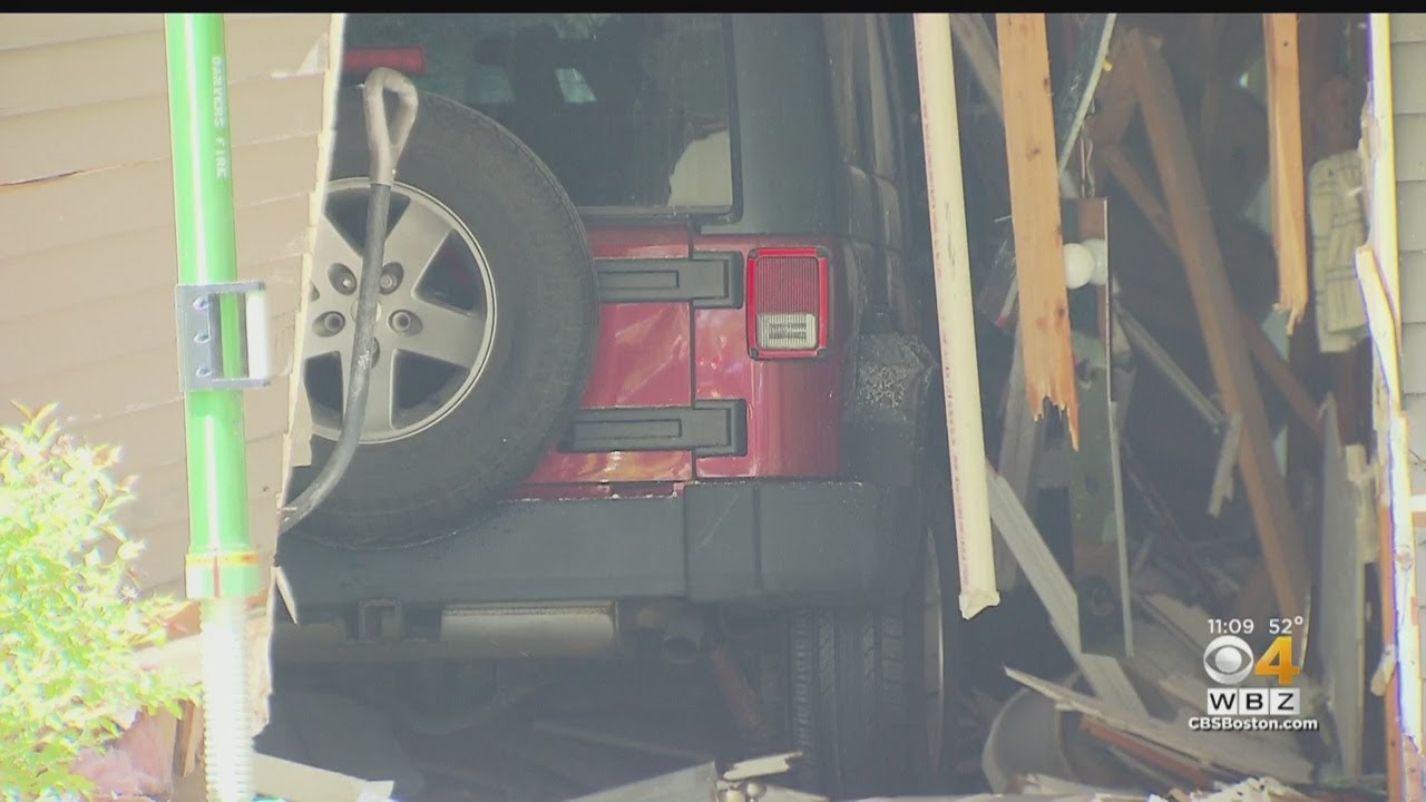Jeep Crashes Through Danvers Condo YouTube