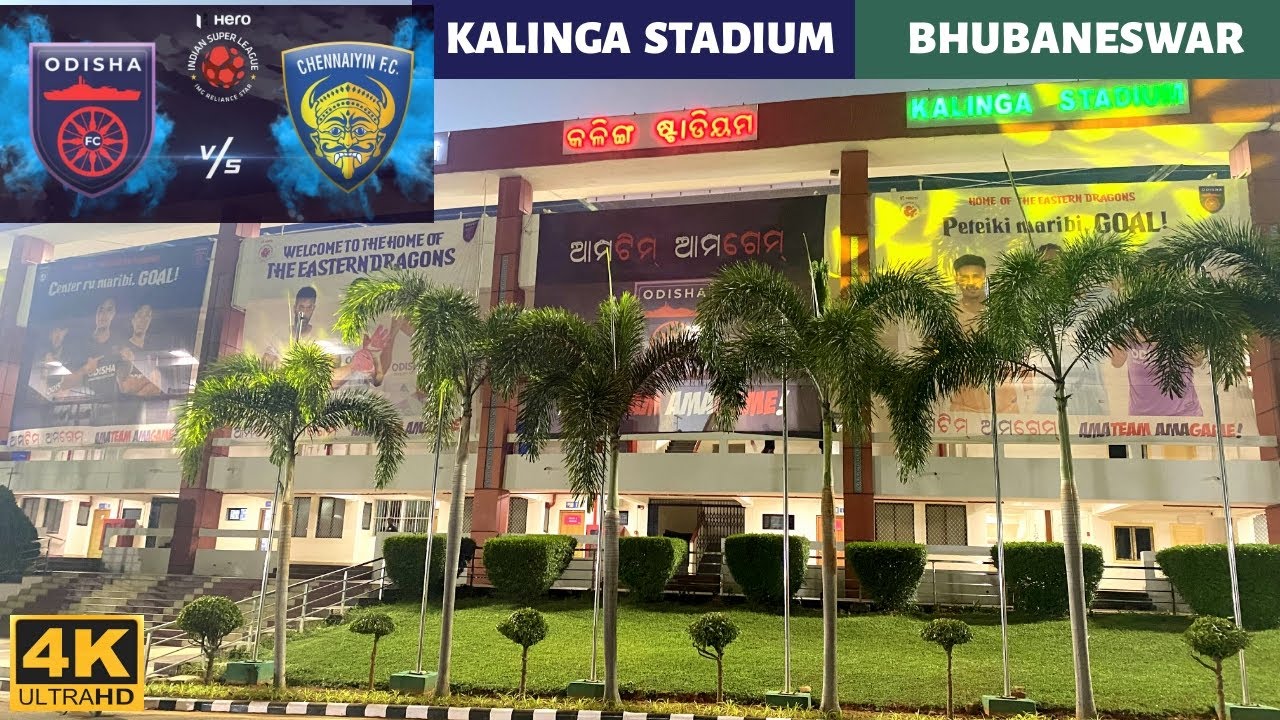 Kalinga Stadium ISL Odisha FC vs Chhenaiyin FC Football League