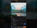 ✅ Frosted Glass Effect ! 🥶 | #shorts #htmlcss #javascript #codingshorts