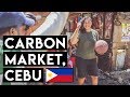 TOURISTS Play B-ball at Carbon Market - LARGEST Market in Cebu || The Philippines