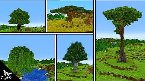 How to Build Custom Trees in Minecraft [WORLD DOWNLOAD]