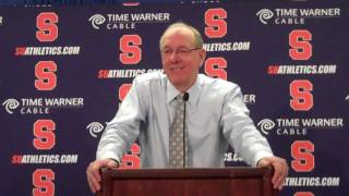 Jim Boeheim Discusses Syracuse's 73-56 Win Over Georgetown