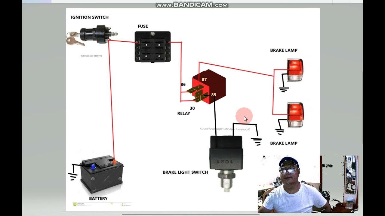 BRAKE LIGHT WIRING DIAGRAM - YouTube