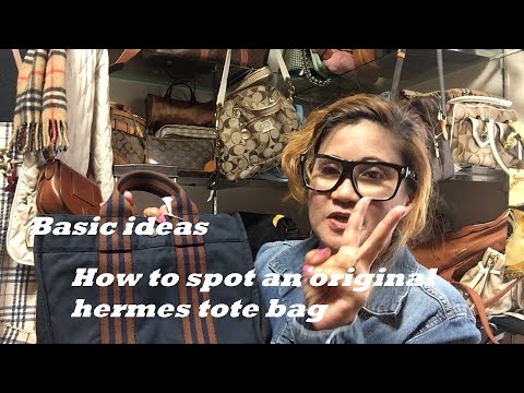 HOW TO SPOT AN ORIGINAL HERMES TOTE BAG(FOOL-TOE 